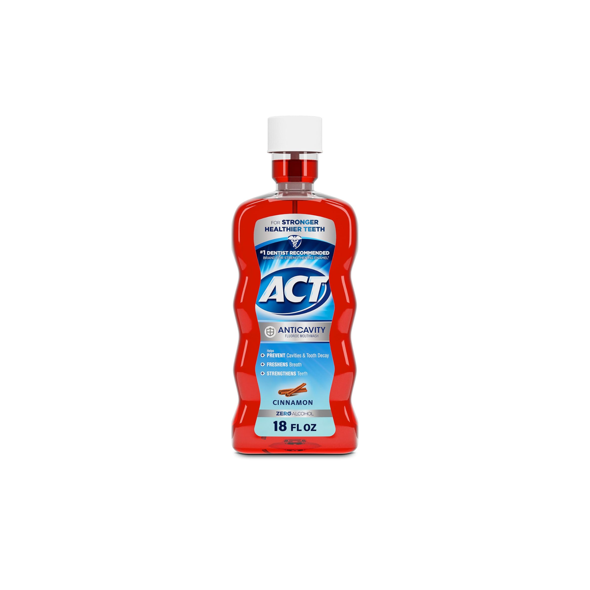 ACT Anticavity Cinnamon Mondwater met Fluoride 532 ml