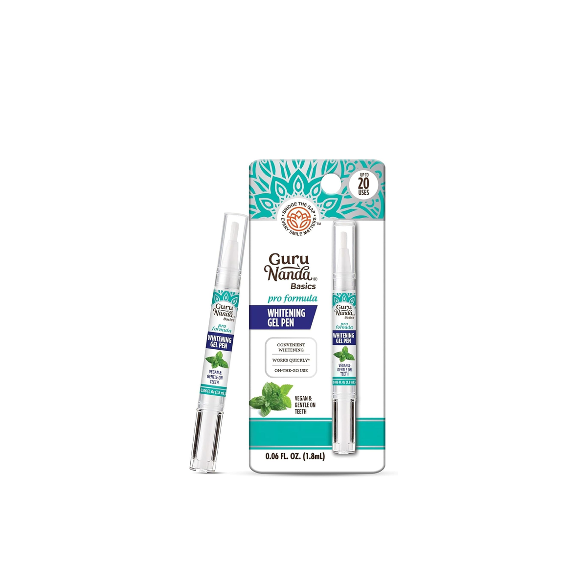 GuruNanda Teeth Whitening Pen 20 Gebruiken – 1,8 ml